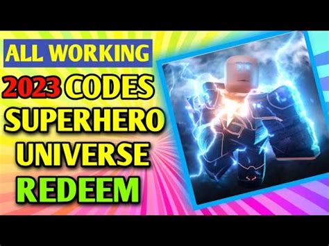 Codes for superhero universe roblox 2023. Things To Know About Codes for superhero universe roblox 2023. 